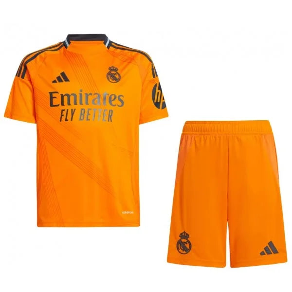 Conjunto de la 2ª equipación del Real Madrid 24/25 - Niños Pequeños y Jóvenes (Camiseta + Pantalón corto)