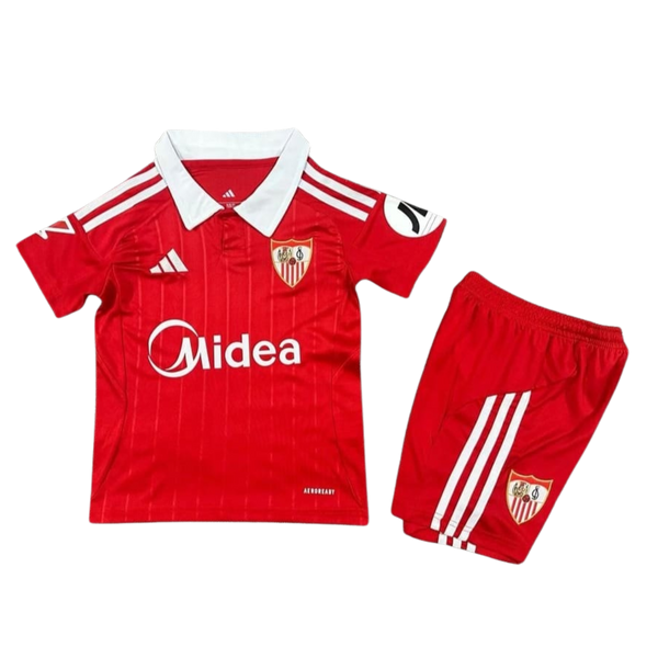 Conjunto de la 2ª equipación del Sevilla 25/26 - Niños Pequeños y Jóvenes (Camiseta + Pantalón corto)