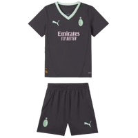 Conjunto de la 3ª equipación del A.C. Milan 24/25 - Niños Pequeños y Jóvenes (Camiseta + Pantalón corto)