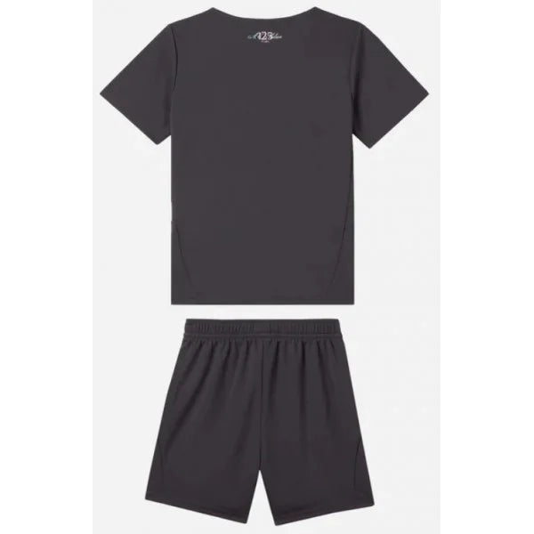 Conjunto de la 3ª equipación del A.C. Milan 24/25 - Niños Pequeños y Jóvenes (Camiseta + Pantalón corto)