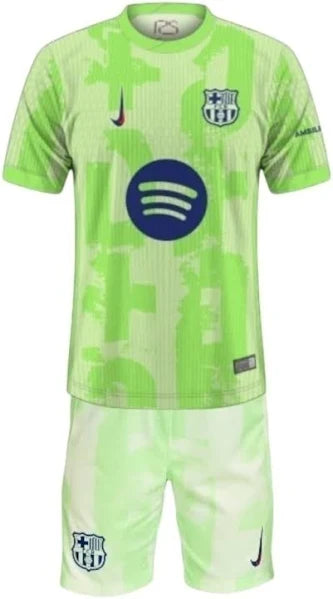 Conjunto de la 3ª equipación del Barcelona 24/25 - Niños Pequeños y Jóvenes (Camiseta + Pantalón corto)