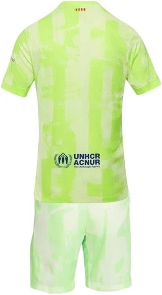 Conjunto de la 3ª equipación del Barcelona 24/25 - Niños Pequeños y Jóvenes (Camiseta + Pantalón corto)