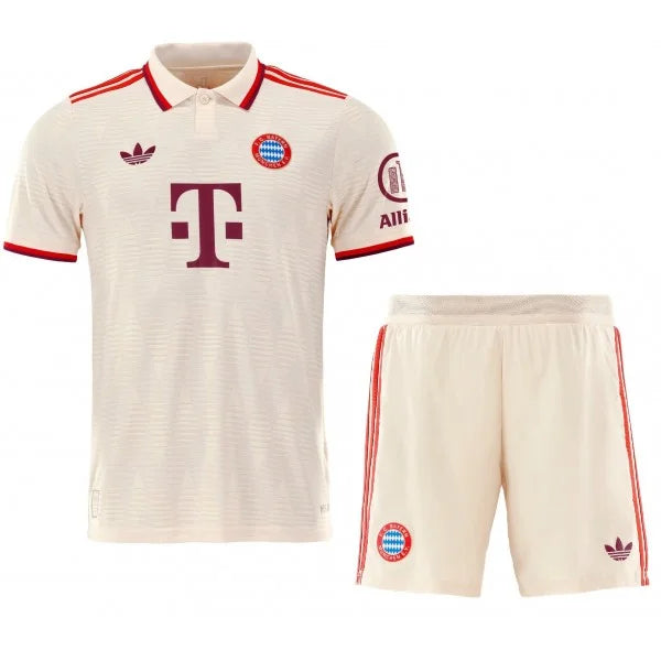 Conjunto de la 3ª equipación del F.C. Bayern Múnich - 24/25 Niños Pequeños y Jóvenes (Camiseta + Pantalón corto)