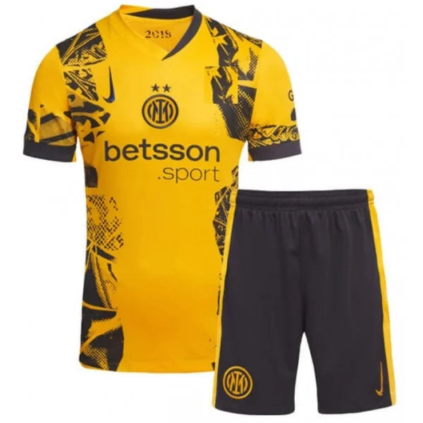 Conjunto de la 3ª equipación del Inter de Milán 24/25 - Niños Pequeños y Jóvenes (Camiseta + Pantalón corto)