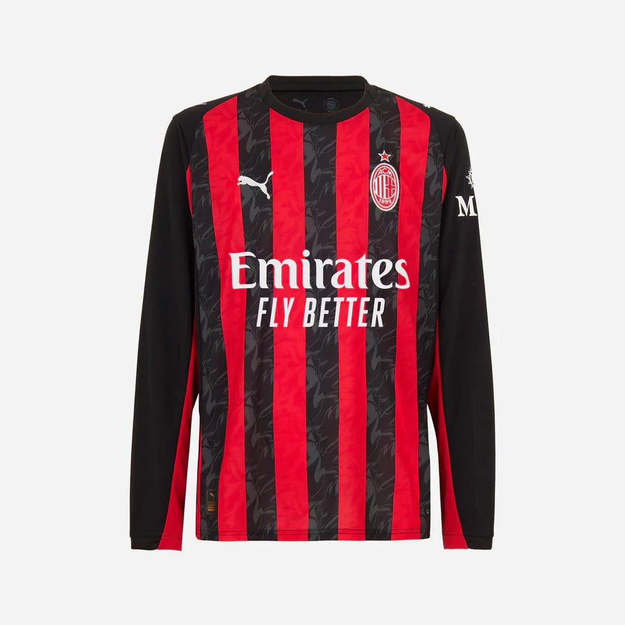 Camiseta de la 1ª equipación del A.C. Milan 25/26 - Manga larga