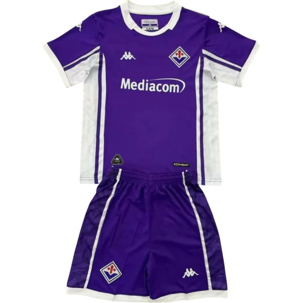Conjunto de la 1ª equipación del Fiorentina 25/26 - Niños Pequeños y Jóvenes (Camiseta + Pantalón corto)