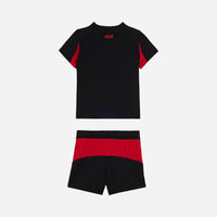 Conjunto de la 1ª equipación del A.C. Milan 25/26 - Niños Pequeños y Jóvenes (Camiseta + Pantalón corto)