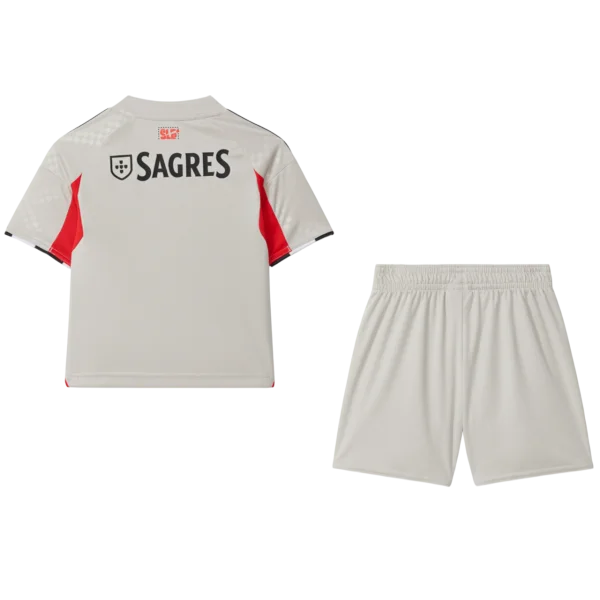 Conjunto de la 2ª equipación del Benfica 25/26 - Niños Pequeños y Jóvenes (Camiseta + Pantalón corto)