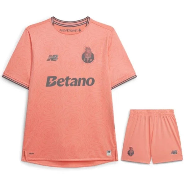Conjunto de la 2ª equipación del FC Porto 25/26 - Niños Pequeños y Jóvenes (Camiseta + Pantalón corto)