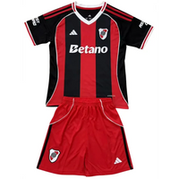 Conjunto de la 2ª equipación del River Plate 25/26 - Niños Pequeños y Jóvenes (Camiseta + Pantalón corto)