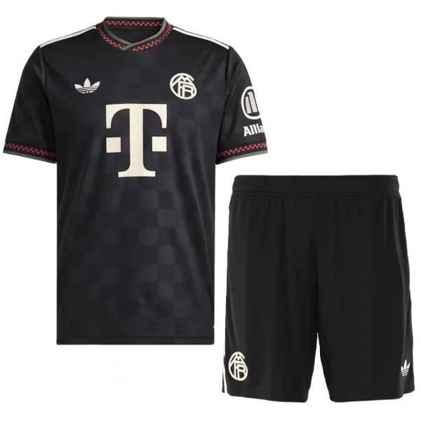 Conjunto de la 3ª equipación del F.C. Bayern Múnich 25/26 - Niños Pequeños y Jóvenes (Camiseta + Pantalón corto)